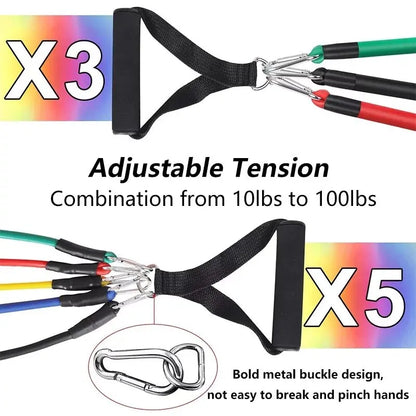 Resistance Bands 10 - 100lbs
